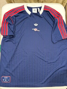 Adidas Originals Icon Arsenal Soccer Jersey Shirt Men’s Large (NWOT) Blue